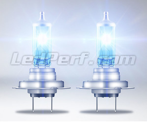 H7 halogen bulbs Osram Cool Blue Intense NEXT GEN producing LED effect lighting
