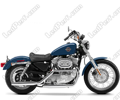 Motorcycle Harley-Davidson Hugger 883 (2000 - 2003)