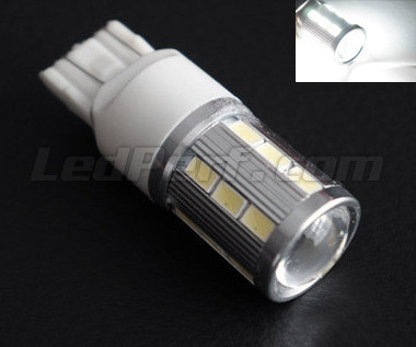 W21/5W bulb with 21 leds - white - High Power SG + Lens - T20 Base