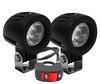 Additional LED headlights for motorcycle Harley-Davidson Springer 1340 - Long range