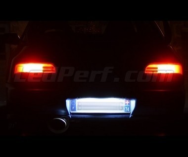 2x Fits Subaru Impreza GFC Xenon White Superlux LED Number Plate Light Bulbs 