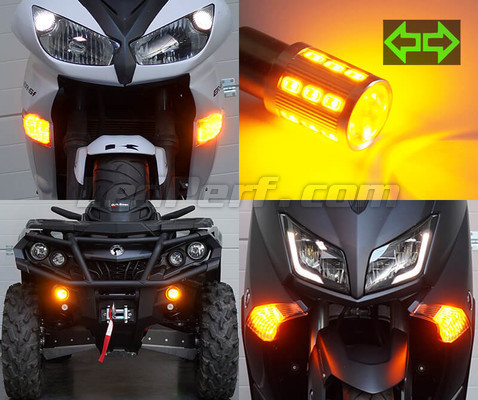 Details about   2 x Motorcycle LED Turn Signal Light Indicators for Triumph Tiger 800 11-15 
