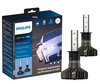 H3 LED Bulbs Kit PHILIPS Ultinon Pro9000 +200% 5800K - 11336U90CWX2