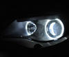 Angel eyes pack with LEDs for BMW Serie 6 (E63 E64) Phase 1 - With original Xenon - MTEC V3