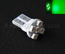 T10 Efficacity bulb with 5 leds TL - Green - w5w