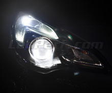 Pack of daytime running lights/sidelight bulbs (xenon white) for Opel Astra J