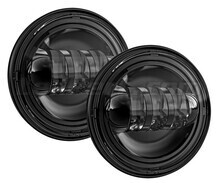 Black 4.5 inch Full LED Optics for additional headlights - Type 2