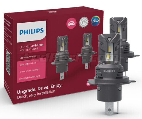 Philips Ultinon Pro6000 LED H4 11342 U6000 X2