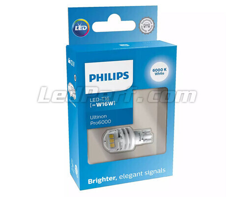 Philips Led 921 T16 T15 W16w 11067ulw Ultinon Led 6000k Cool Bleu Blanc  Clignotant Feux Arrière Indicateurs Lampe Feu Stop, 1x - Signal Lamp -  AliExpress