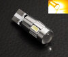 T10 Magnifier Bulb with 6 leds High-Power SG + Lens Orange WY5W Base