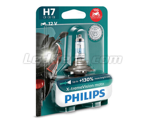 Philips H7 X-tremeVision Pro150 Headlight Halogen Bulbs, 12972XVPS2, Pack  of 2